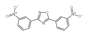 3,5-双(3-硝基苯基)-1,2,4-噁二唑结构式
