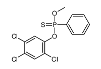 methoxy-phenyl-sulfanylidene-(2,4,5-trichlorophenoxy)-λ5-phosphane结构式