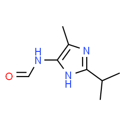 Formamide, N-[5-methyl-2-(1-methylethyl)-1H-imidazol-4-yl]- (9CI) Structure