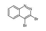 3,4-dibromocinnoline结构式