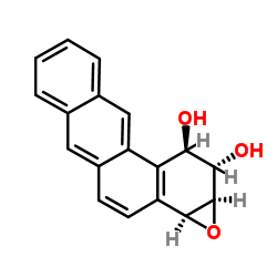 (1aS,10R,11S,11aR)-1a,10,11,11a-Tetrahydrotetrapheno[3,4-b]oxirene-10,11-diol Structure