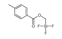 trifluorosilylmethyl 4-methylbenzoate Structure