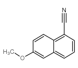 1-氰基-6-甲氧基萘结构式