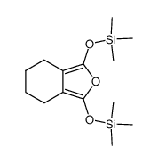 1,3-bis((trimethylsilyl)oxy)-4,5,6,7-tetrahydroisobenzofuran结构式