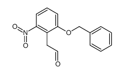 2-benzyloxy-6-nitrophenyl acetaldehyde Structure