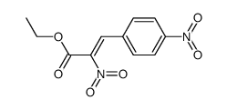 Z-ethyl α-nitro-β-(4-nitrophenyl)acrylate Structure