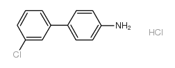 3'-氯-[1,1'-联苯]-4-胺盐酸盐结构式