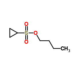 环丙磺酸丁酯结构式