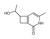 7-(1-hydroxyethyl)-4-methyl-3-azabicyclo[4.2.0]octa-1(6),4-dien-2-one结构式