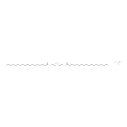 dimethylbis[2-[(1-oxooctadecyl)oxy]ethyl]ammonium methyl phosphonate Structure