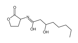 N-(3-羟基辛酰基)-DL-高丝氨酸内酯结构式