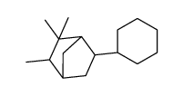 6-cyclohexyl-2,2,3-trimethylbicyclo[2.2.1]heptane Structure