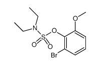 N,N-diethyl 2-bromo-6-methoxyphenyl O-sulfamate结构式