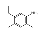 5-乙基-2,4-二甲基苯胺结构式