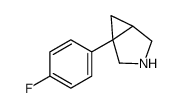 1-(4-fluorophenyl)-3-azabicyclo[3.1.0]hexane结构式