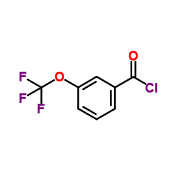 3-(三氟甲氧基)苯甲酰氯结构式