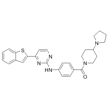 IKK-16,选择性IKK抑制剂结构式