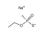 sodiumO-ethyl (R)-methylphosphonothioate结构式