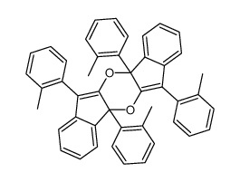4b,6,10b,12-tetra-o-tolyl-4bH,10bH-diindeno[1,2-b:1',2'-e][1,4]dioxine Structure