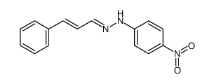 cinnamaldehyde-(4-nitro-phenylhydrazone) Structure