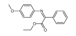 (4-methoxy-phenylimino)-phenyl-acetic acid ethyl ester结构式