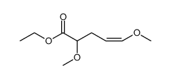 4-Pentenoic acid, 2,5-dimethoxy-, ethyl ester, (Z) Structure