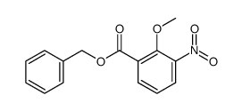 benzyl 2-methoxy-3-nitrobenzoate结构式