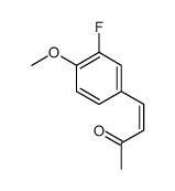 4-(3-fluoro-4-methoxyphenyl)but-3-en-2-one结构式