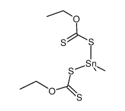 dimethyltin(IV) bis(O-ethylxanthate)结构式