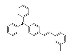4-[2-(3-methylphenyl)ethenyl]-N,N-diphenylaniline Structure