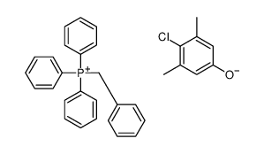 benzyltriphenylphosphonium, salt with 4-chloro-3,5-xylenol (1:1) Structure