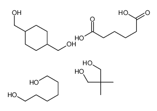 2,2-dimethylpropane-1,3-diol,hexanedioic acid,hexane-1,6-diol,[4-(hydroxymethyl)cyclohexyl]methanol结构式