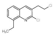2-Chloro-3-(2-chloroethyl)-8-ethylquinoline Structure