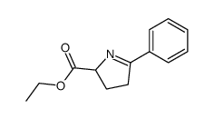5-Ethoxycarbonyl-2-phenyl-Δ1-pyrroline Structure