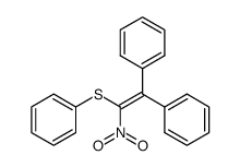 1-nitro-1-(phenylthio)-2,2-diphenylethylene结构式