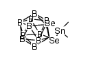 2,2-dimethyl-4,5-[1,2-dicarba-closo-dodecaborano(12)]-1,3-diselena-2-stannacyclopentane结构式