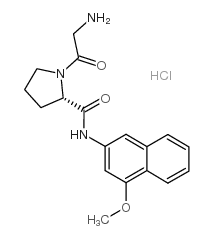 GLY-PRO 4-METHOXY-BETA-NAPHTHYLAMIDE HYDROCHLORIDE Structure