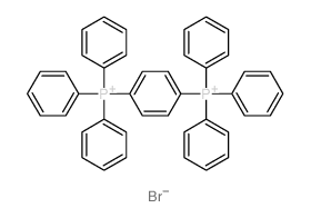 Phosphonium,1,4-phenylenebis[triphenyl-, dibromide (9CI)结构式