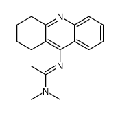 N,N-dimethyl-N'-(1,2,3,4-tetrahydroacridin-9-yl)ethanimidamide Structure