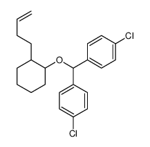 1-[[(1R,2S)-2-but-3-enylcyclohexyl]oxy-(4-chlorophenyl)methyl]-4-chlorobenzene结构式