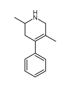 2,5-dimethyl-4-phenyl-1,2,3,6-tetrahydro-pyridine结构式