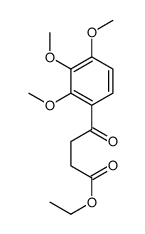 ETHYL 4-(2,3,4-TRIMETHOXYPHENYL)-4-OXOBUTANOATE结构式