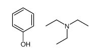N,N-diethylethanamine,phenol结构式