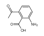 2-Amino-6-acetylbenzoic acid结构式