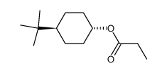 trans-4-tert-butylcyclohexyl propionate Structure