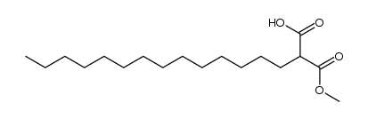 monomethyl tetradecylpropanedioate Structure