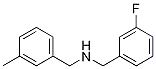 N-(3-氟苄基)-3-甲基苄胺结构式
