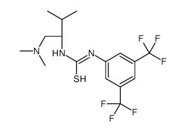 (S)-1-[3,5-双(三氟甲基)苯基]-3-[1-(二甲基氨基)-3-甲基丁-2-基]硫脲结构式