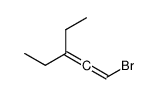 1-bromo-3-ethylpenta-1,2-diene Structure