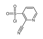 2-cyanopyridine-3-sulfonyl chloride Structure